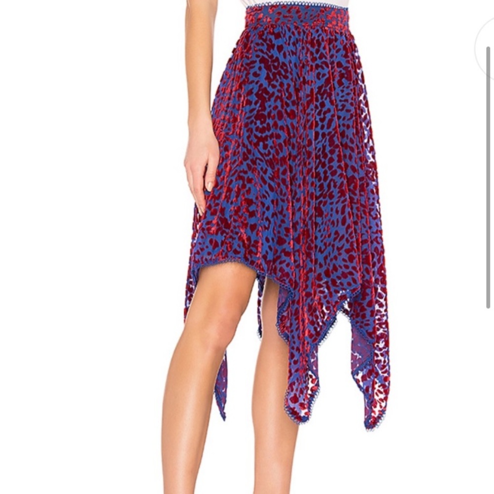 House of Harlow Midi Flowy Skirt